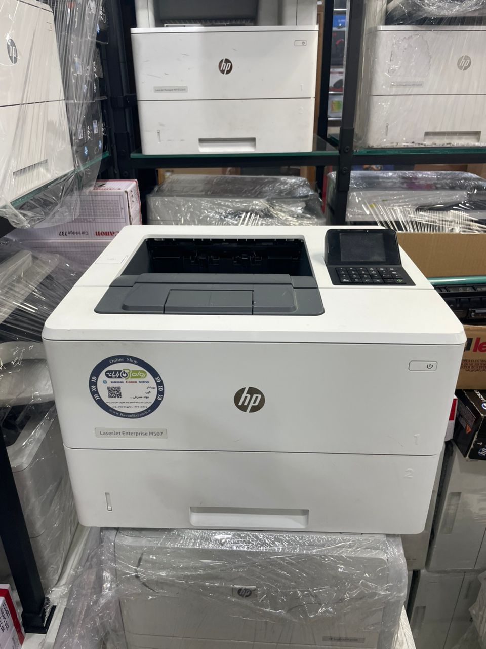 نمای ۴ پرینتر M507dn